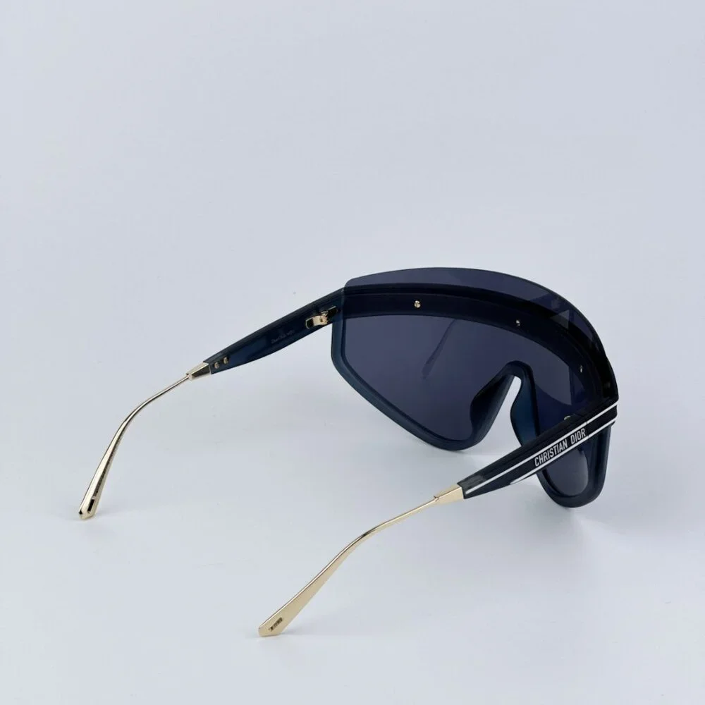 Dior Men BRAND NEW Sunglasses Matte Navy Blue Silver Mask DIORCLUB M2U